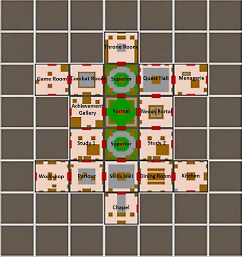 Each room can only have up to 8 hotspots, and most likely, each portal actually takes up TWO of those hotspots: 1 for the physical structure and 1 for the destination. . Efficient house layout osrs
